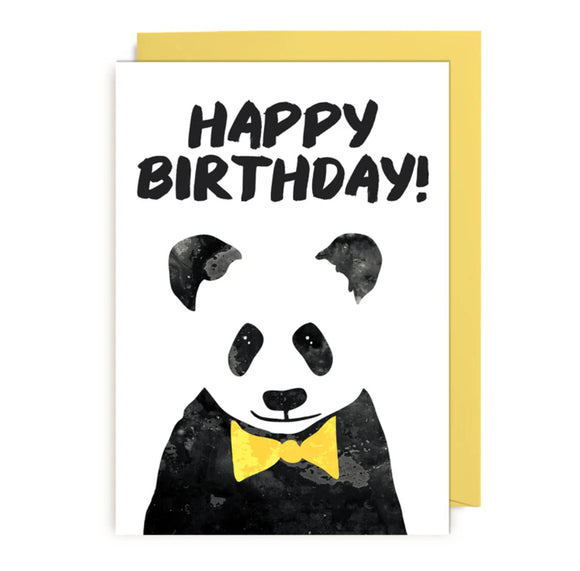 Grattis Kort - Party Animals Panda