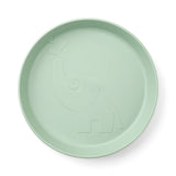 kiddish plate - elphee - green