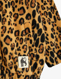 Leopard fleece jacka
