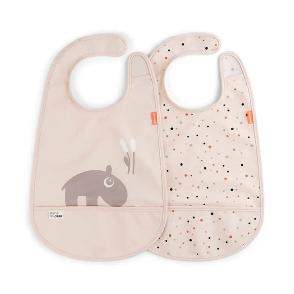 Done by Deer Bib w/velcro Ozzo Powder 2-pack