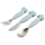 Done by Deer Easy-Grip Cutlery Set Blue