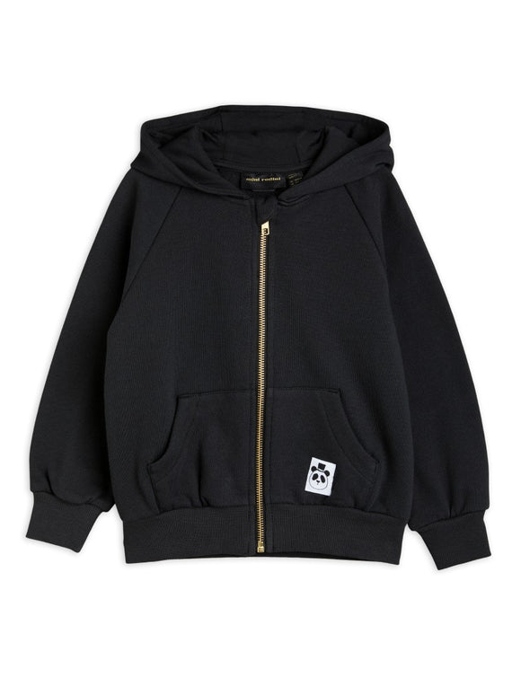 Basic solid zip hoodie
