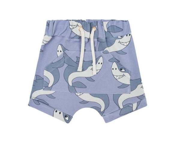 Shark blue shorts